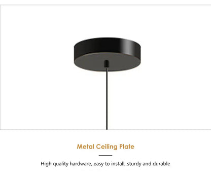 Nordic LED Pendant Lamps for TV Background Kitchen Fixture
