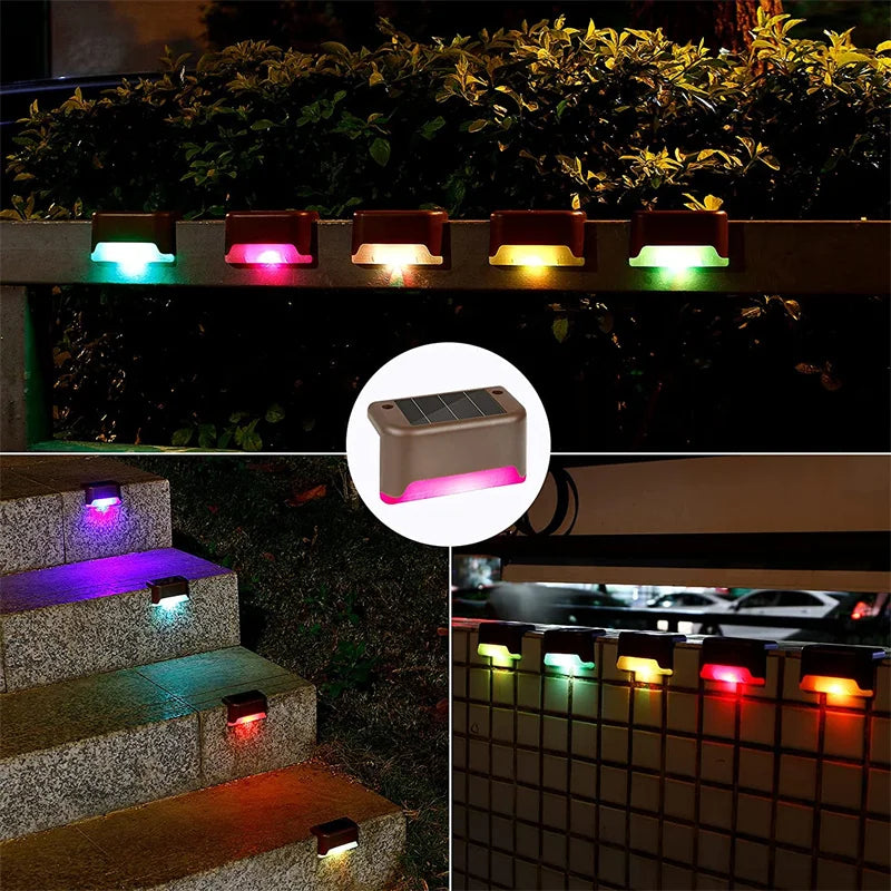 Solar Deck Lights LED Waterproof Outdoor Solar LED Step Lights
