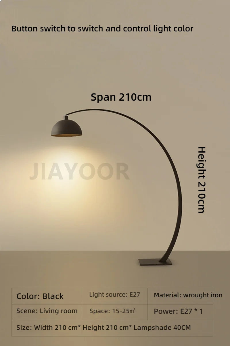 Italian Floor Lamp Modern Living Room Sofa Side Standing Lights