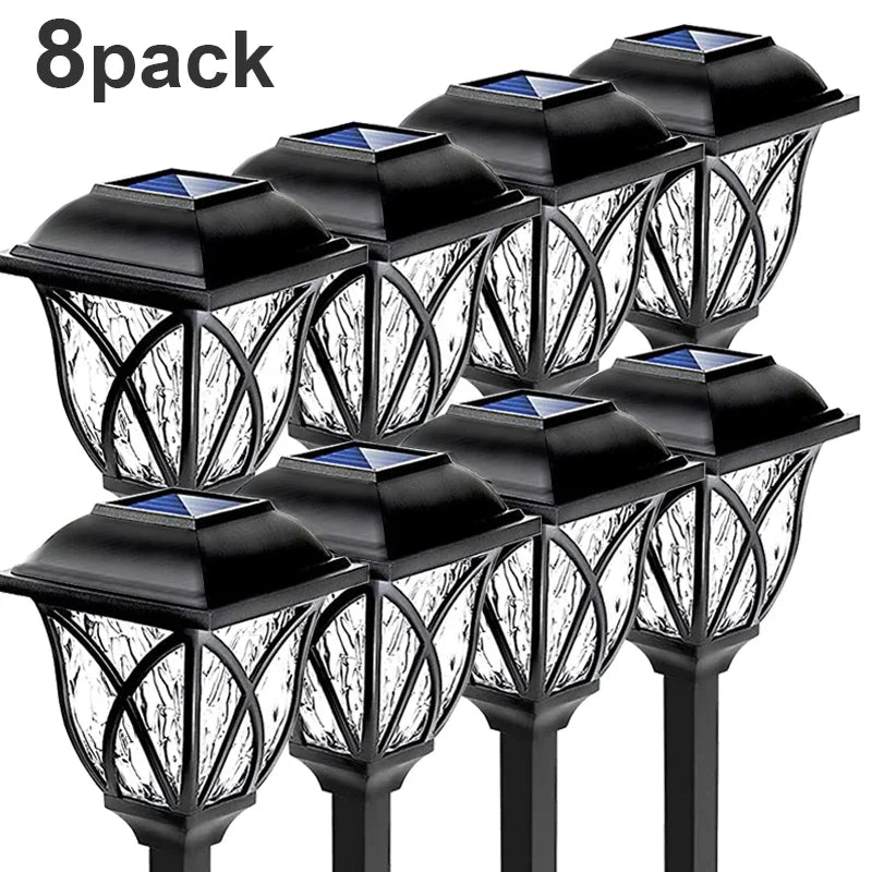 1-10 Pack Solar Yard Lights Bright Lawn Lights Outdoor