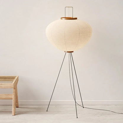 Japanese Noguchi Akari Rice Paper Floor Lamp