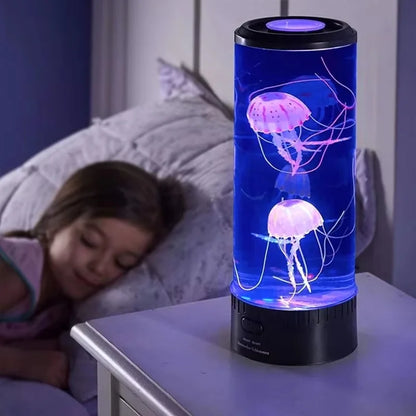Jellyfish Lava Lamp Aquarium Ocean Night Lights