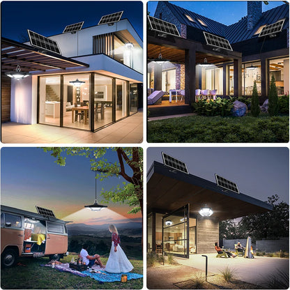 Solar Shed Light Motion Sensor 5 Lighting Modes for Garage Patio Barn
