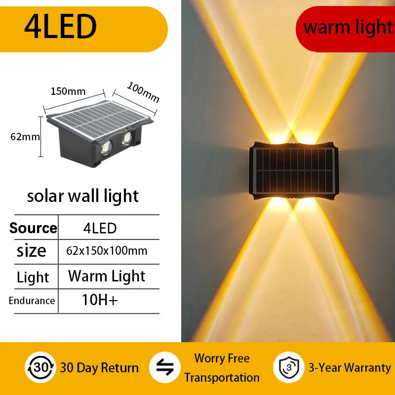 Wall Lamp Led House Outdoor Solar Waterproof