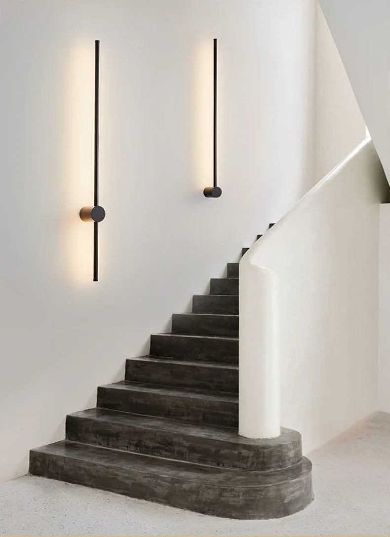 Nordic Art Design Minimalist Long Line Wall Lamps Modern