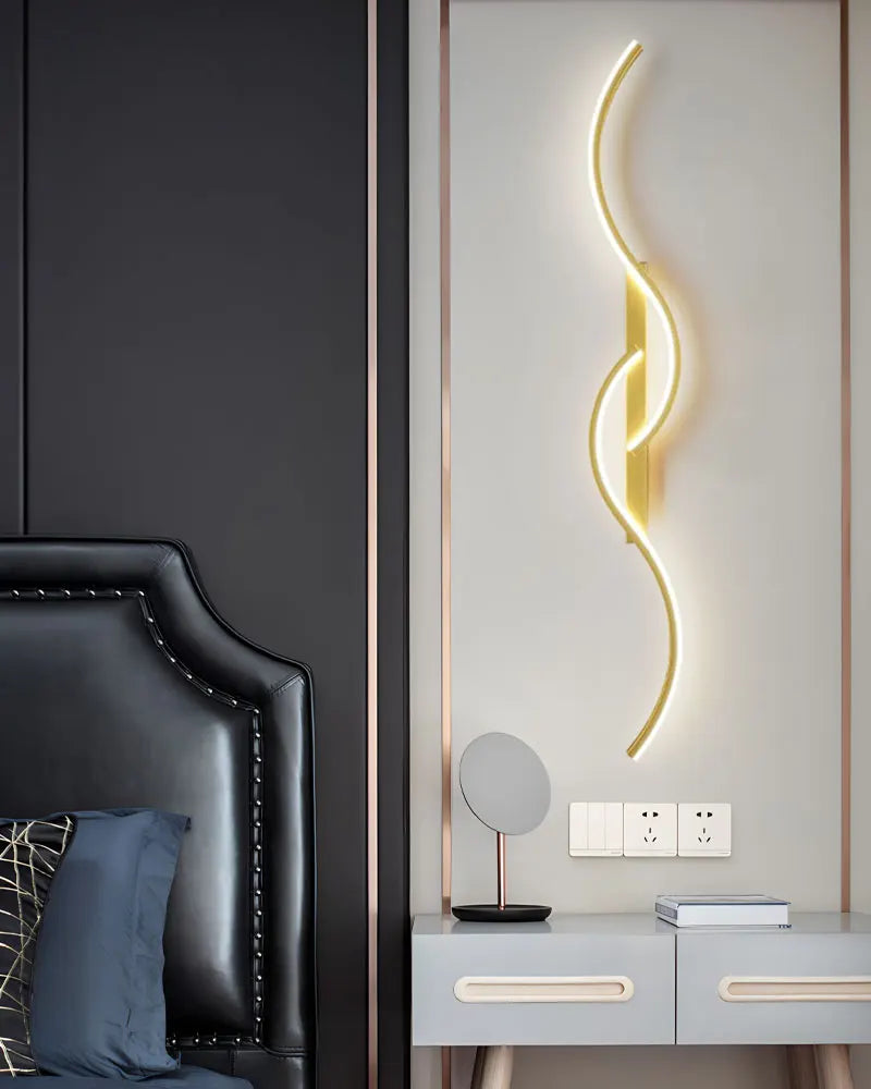 Long Strip LED Wall Lamps for Bedroom Living Room Indoor