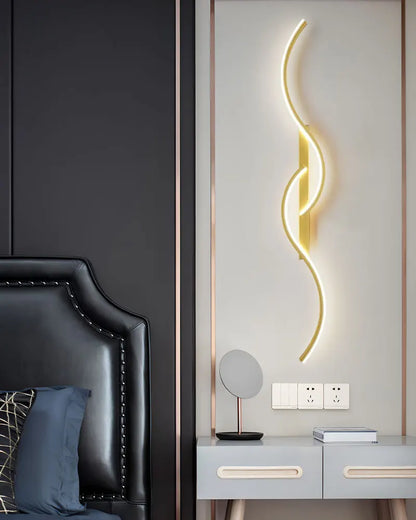 Long Strip LED Wall Lamps for Bedroom Living Room Indoor