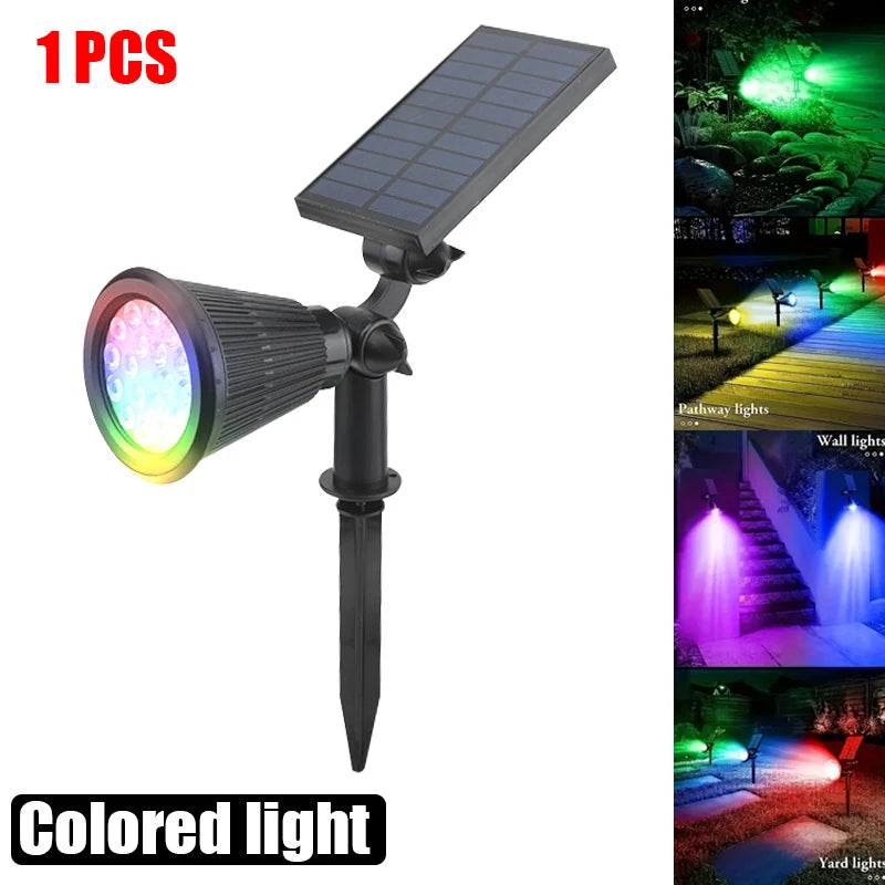 Solar Spot Light Outdoor Lawn Lamp Waterproof Spotlights