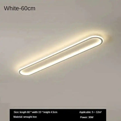 Long Strip LED Ceiling Lights Modern Simple Corridor Aisle