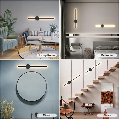 LED Rechargeable Wall Light Installation Free Wall Sconce