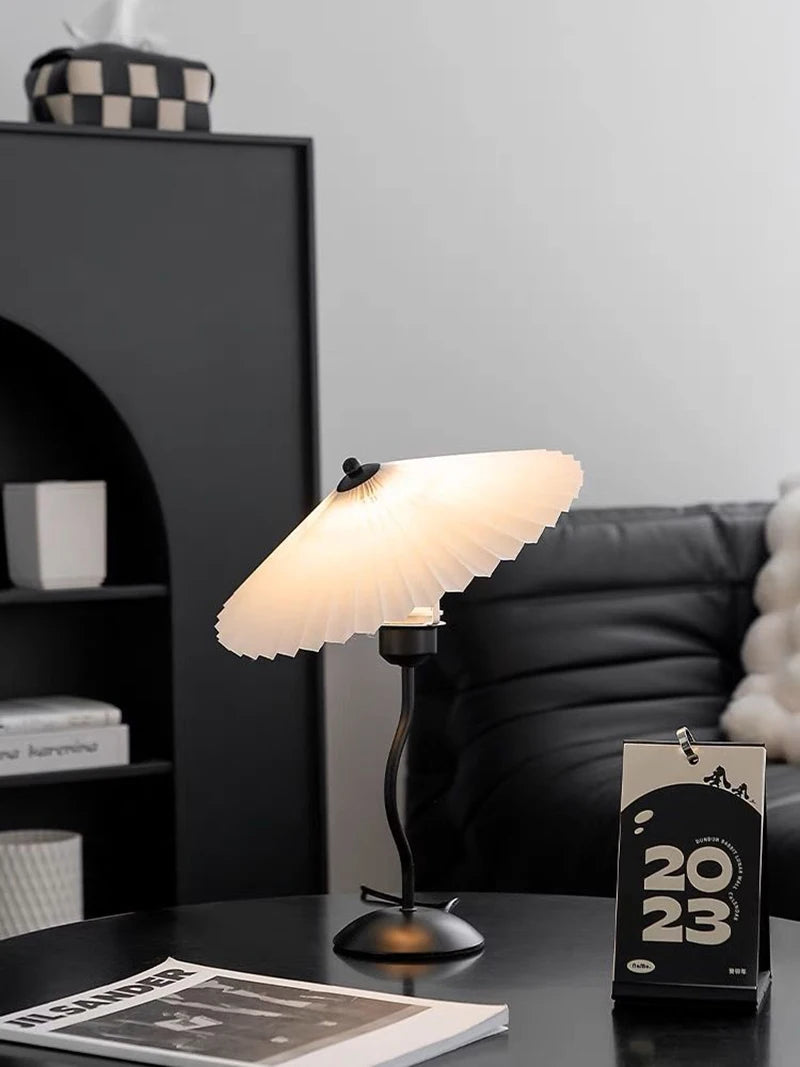 Nordic LED Desk Lamp Bedroom Bedside Living Room Retro Bar