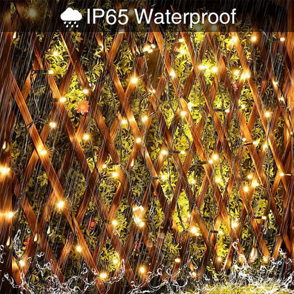 Solar LED String Lights Outdoor Garden Fairy Lights 8 Modes