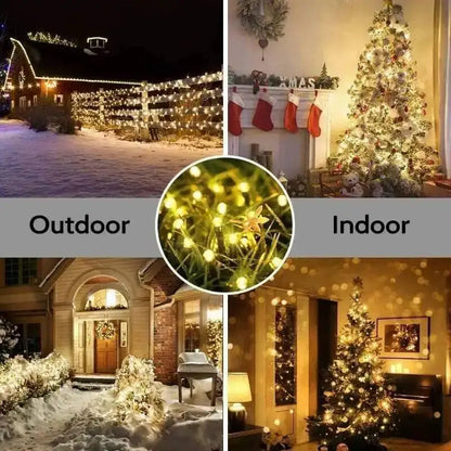 8Modes Solar String LED Fairy Lights Garland Festoon Outdoor
