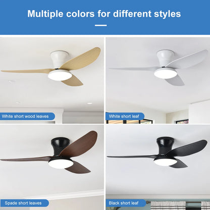 Bedroom fan light ceiling fan light high wind power ceiling