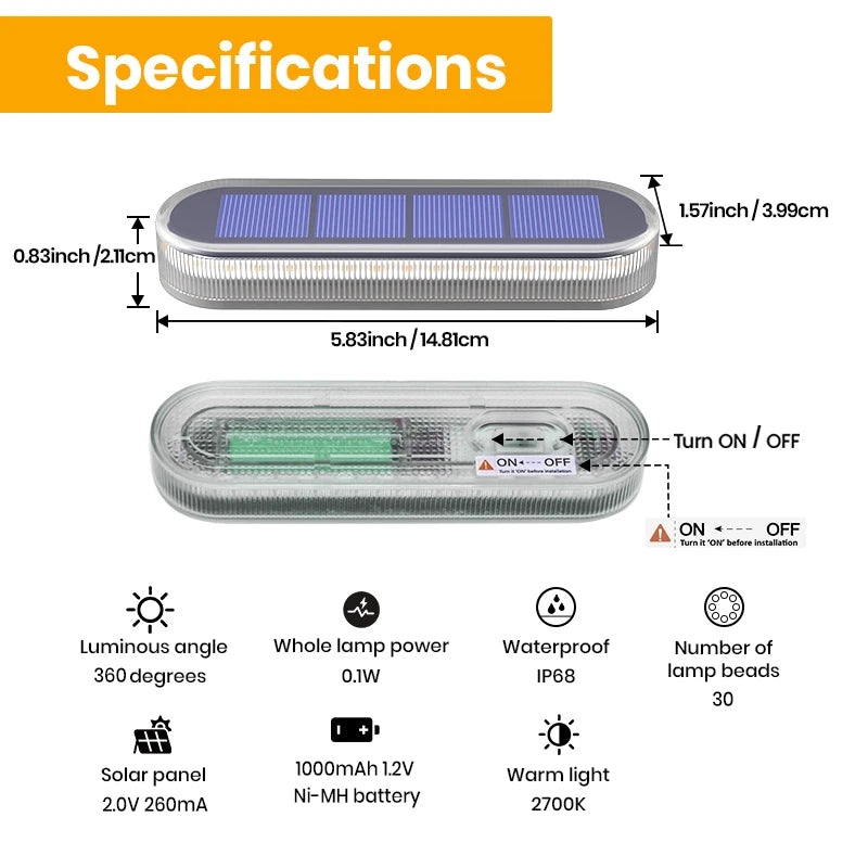 Quality Solar LED Deck Lights Outdoor Step Light Waterproof