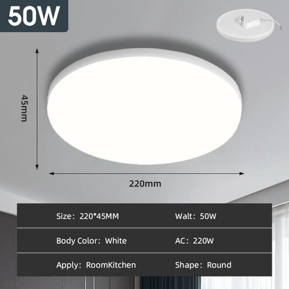 Led Ceiling Light 220v Modern Ceiling Lamp Led Panel