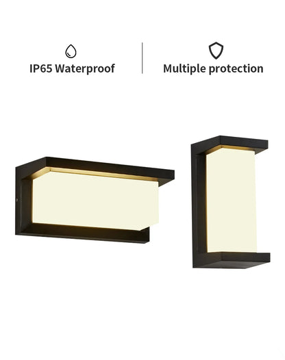 LED Outdoor Wall Lamp Waterproof IP65 Radar Sensor Ligthing