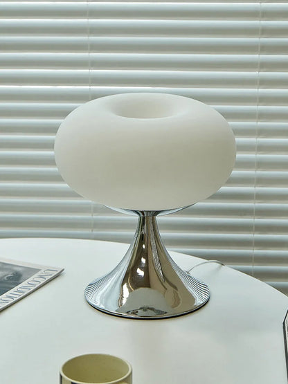Bauhaus Cream Wind Table Lamp Modern LED Green Apple