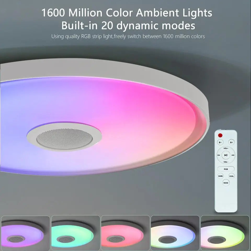 LED Smart Ceiling Lamps RGB APP Remote Control Home Lighting