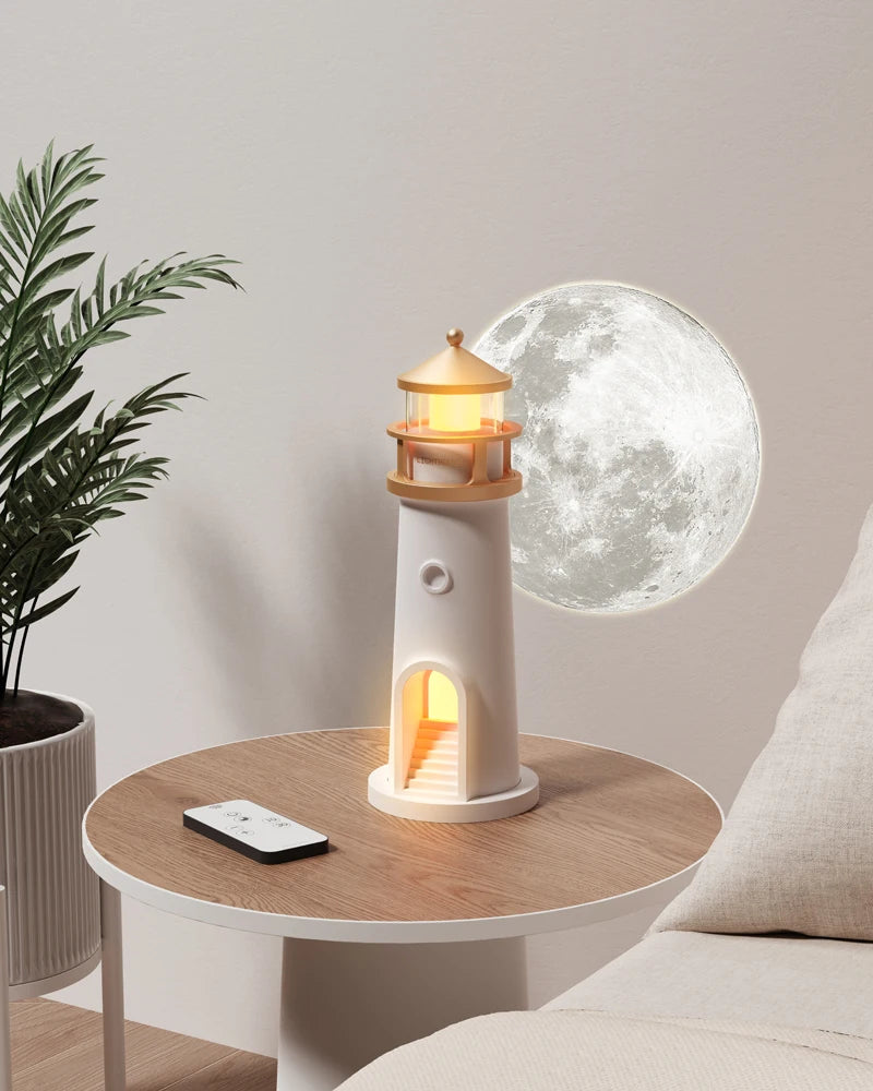 Moon Lamp Projection Lighthouse Lamps Night Light