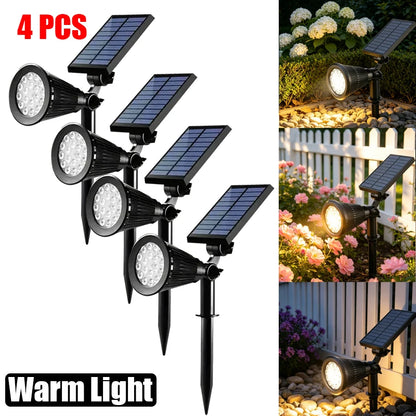 Solar Spot Light Outdoor Lawn Lamp Waterproof Spotlights