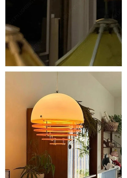 Nordic Danish Sunset Orange Restaurant Bar Pendant Lamp