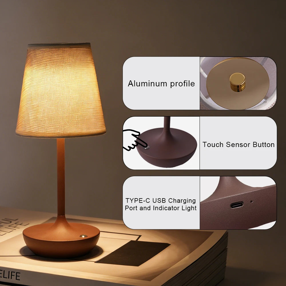 KFV LED Table Lamps Classic Decoration Desk Lamp Dimmable