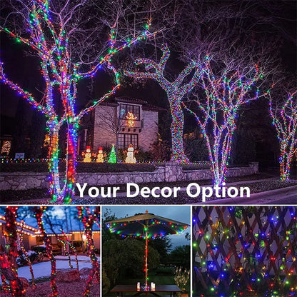 Solar LED String Lights Outdoor Garden Fairy Lights 8 Modes