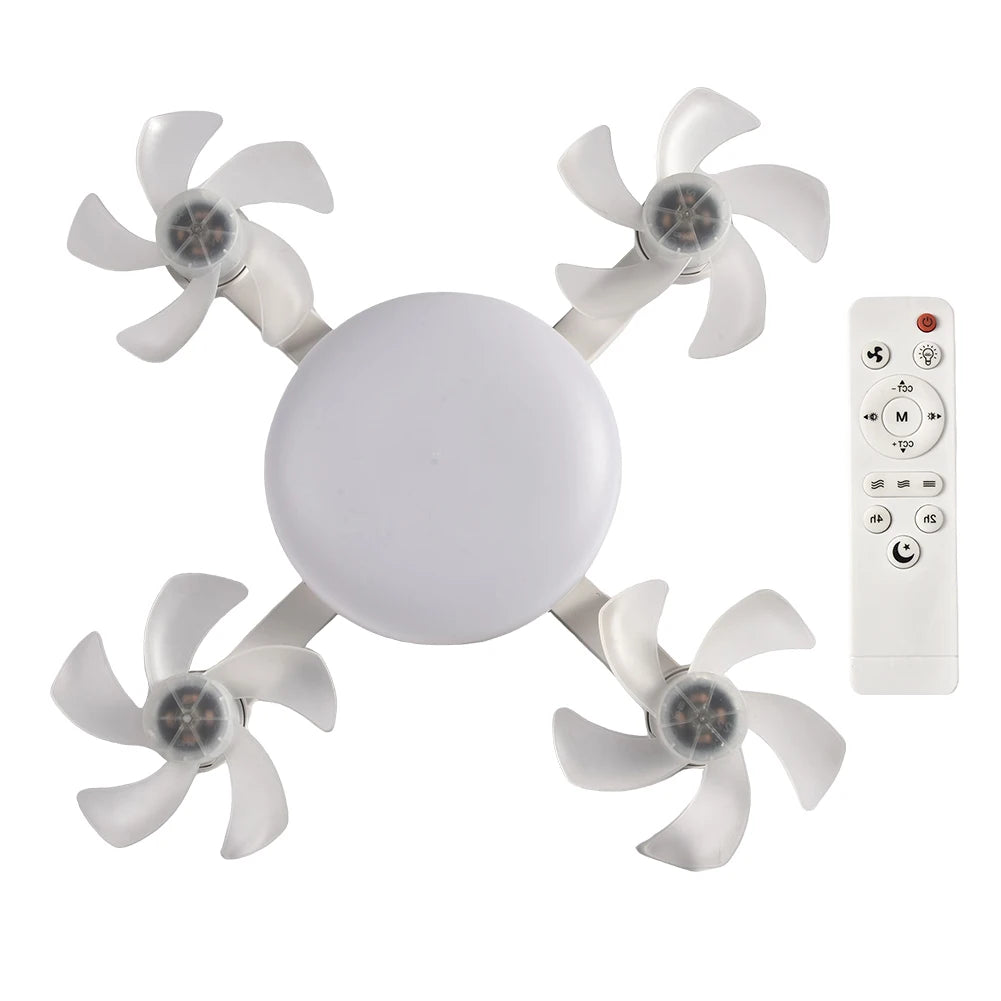 Intelligent ceiling light electric fan light Kitchen high wind power Silent