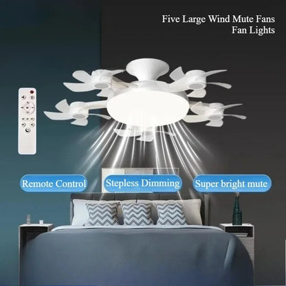 Drone Design Silent Ceiling Fan Light E27 Base Remote Controlled