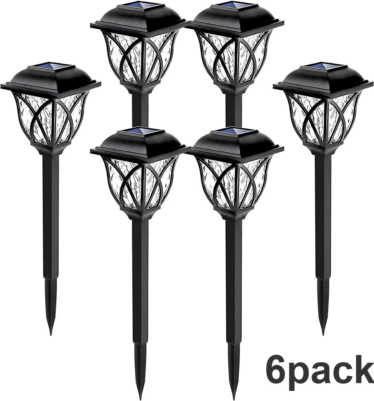 1-10 Pack Solar Yard Lights Bright Lawn Lights Outdoor