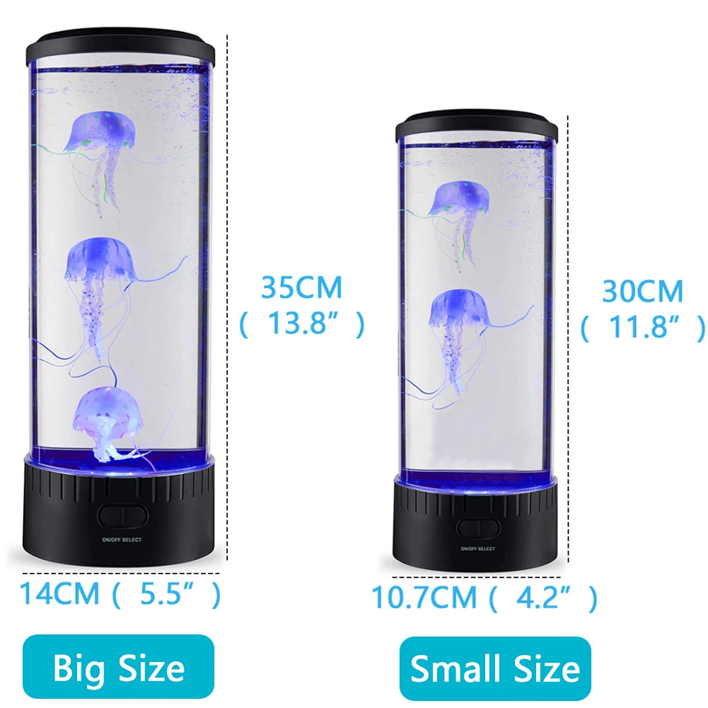 Jellyfish Lamp Color Changing Remote Control  Aquarium Tank