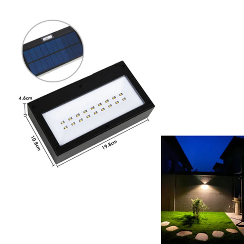 LED Outdoor Solar Wall Lights Waterproof Solar
