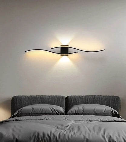 Long Strip LED Wall Lamps for Bedroom Living Room Indoor