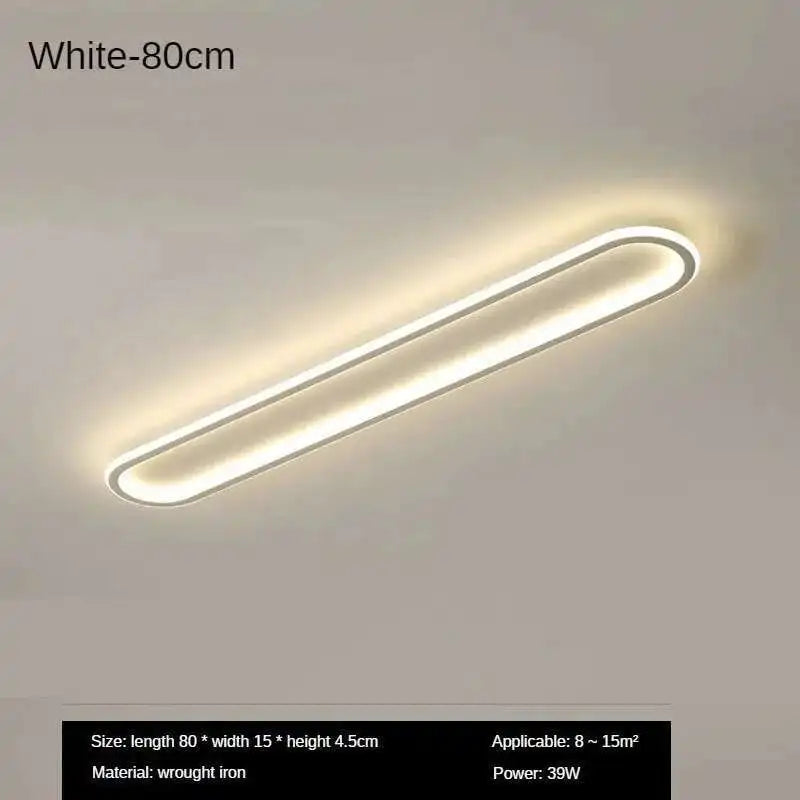Long Strip LED Ceiling Lights Modern Simple Corridor Aisle