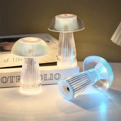 Jellyfish Night Lights Creative Mushroom Atmosphere Table Lamps