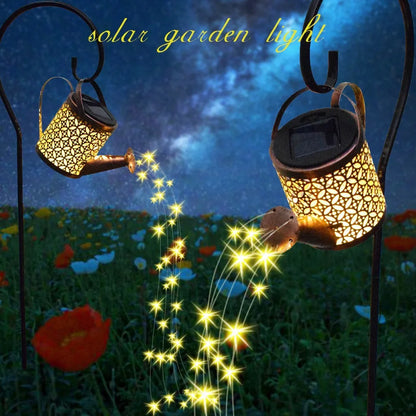 Solar Watering Can Light Outdoor Garden Decoration