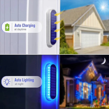 Solar Deck Lights IP68 Waterproof Outdoor Auto On/Off Lighting