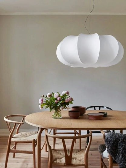 Japanese Style Wabi-sabi Style Silk Chandelier Lights