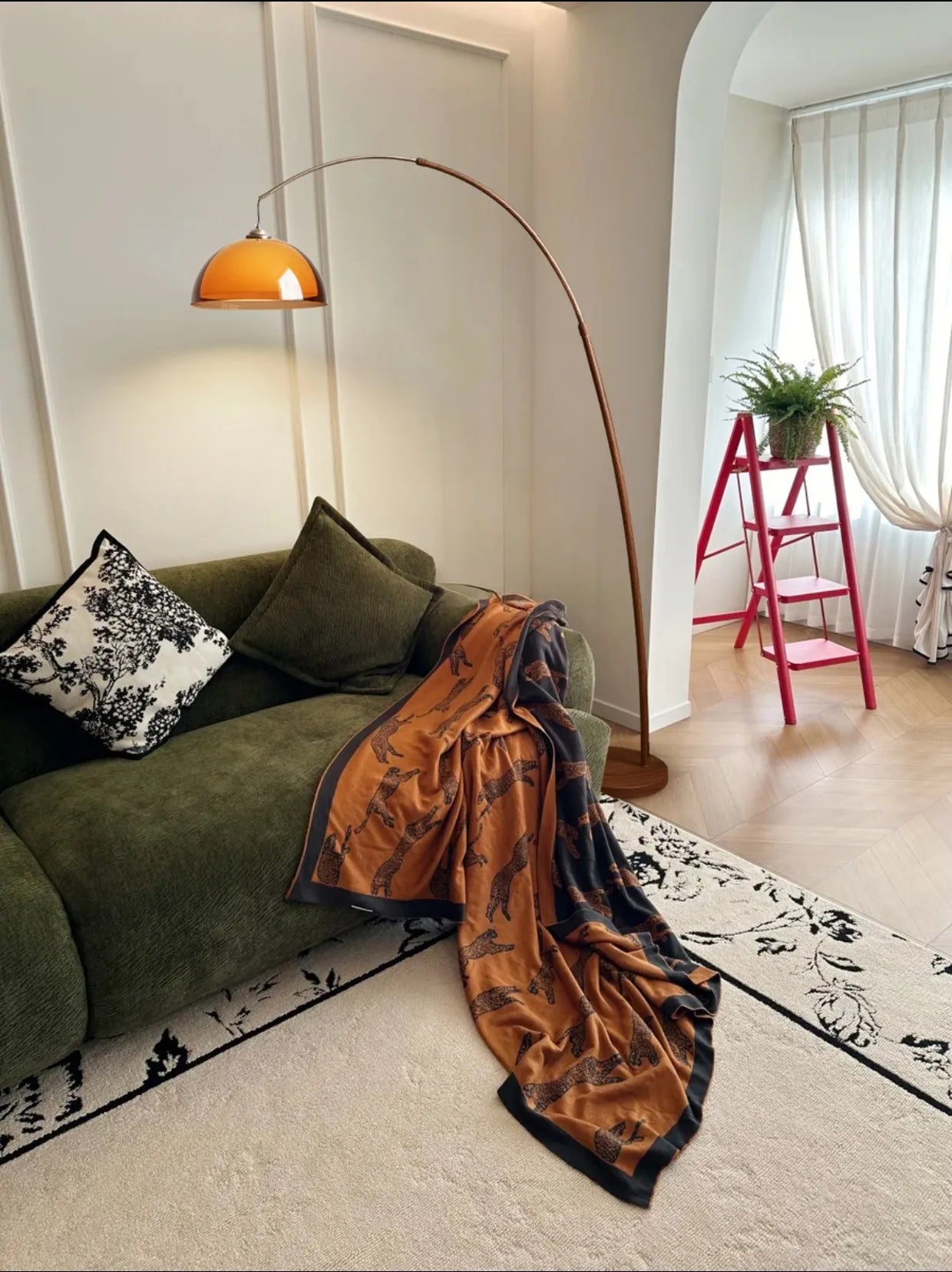 Acrylic Lampshade Floor Lamp Modern Minimalist Light