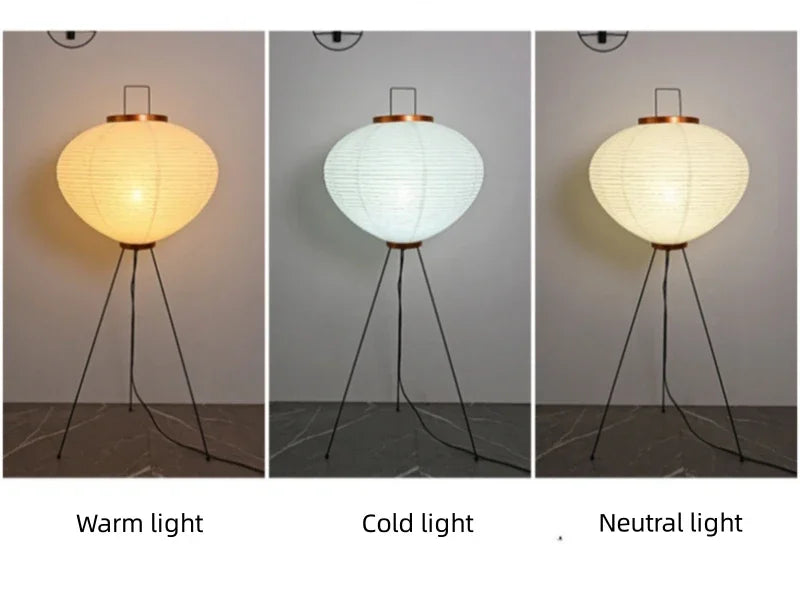 Japanese Noguchi Akari Rice Paper Floor Lamp