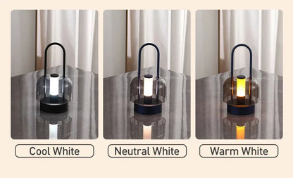 Modern Retro Nordic Desk Lamp Rechargeable Indoor Table Lamp