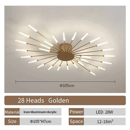 Living Room Light LED Ceiling Lamp Modern Indoor Lighting