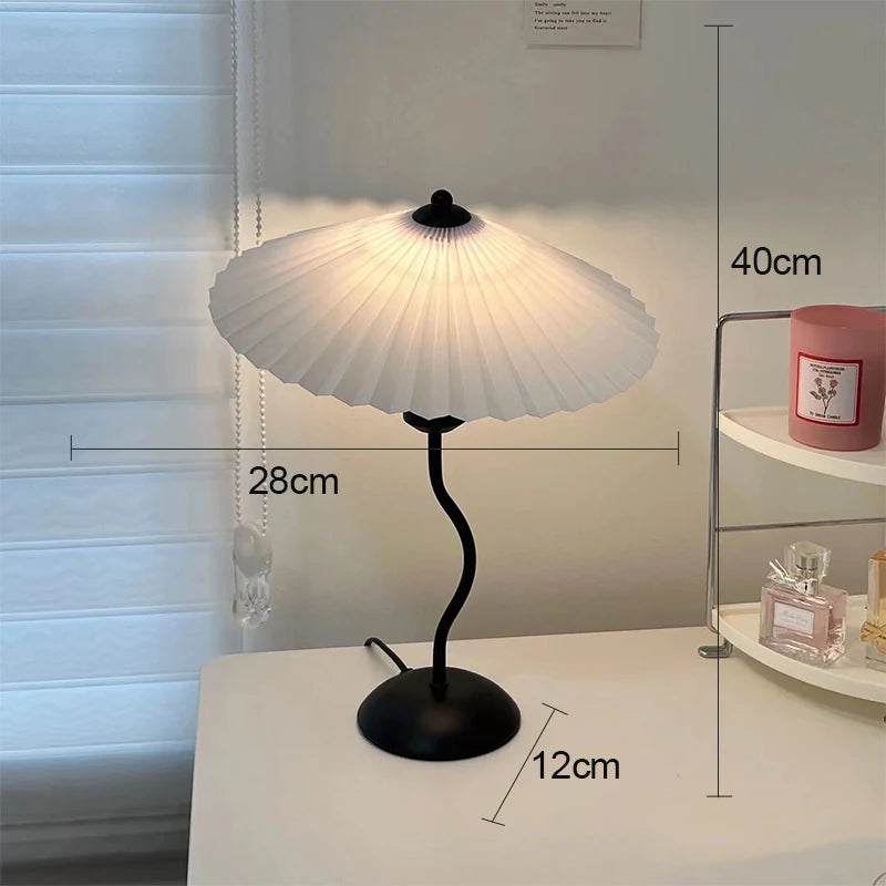 Nordic LED Desk Lamp Bedroom Bedside Living Room Retro Bar