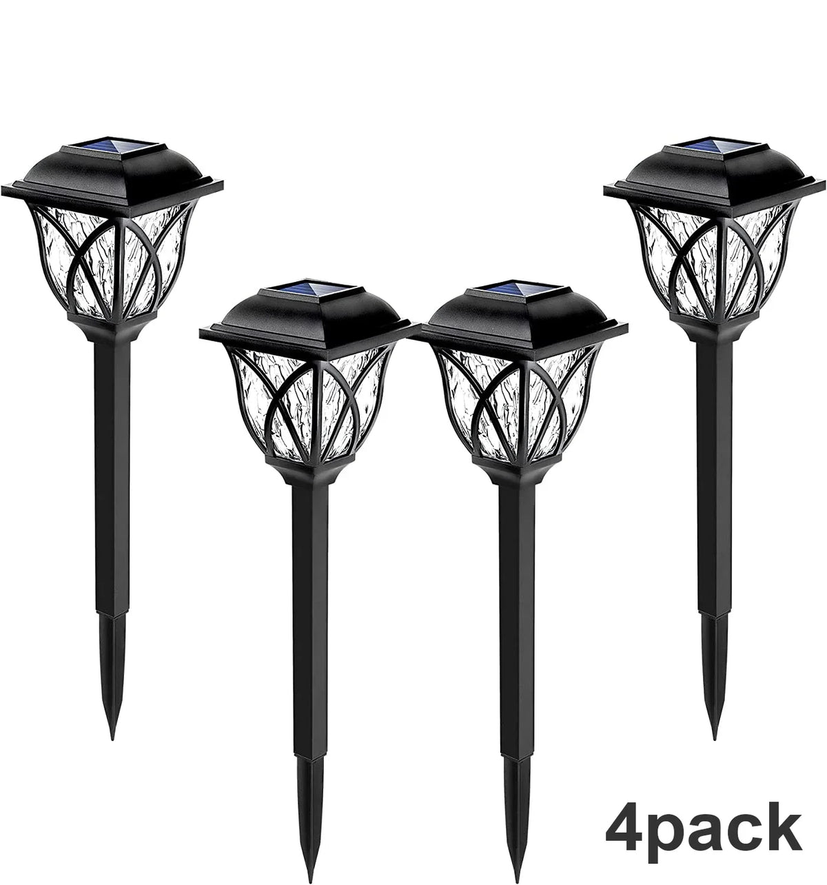 1-10 Pack Solar Yard Lights Bright Lawn Lights Outdoor