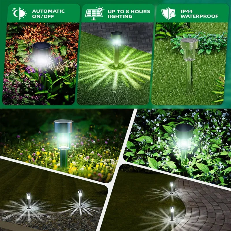 10Pack Solar Outdoor Lights Garden Lantern Solar Powered Lamp