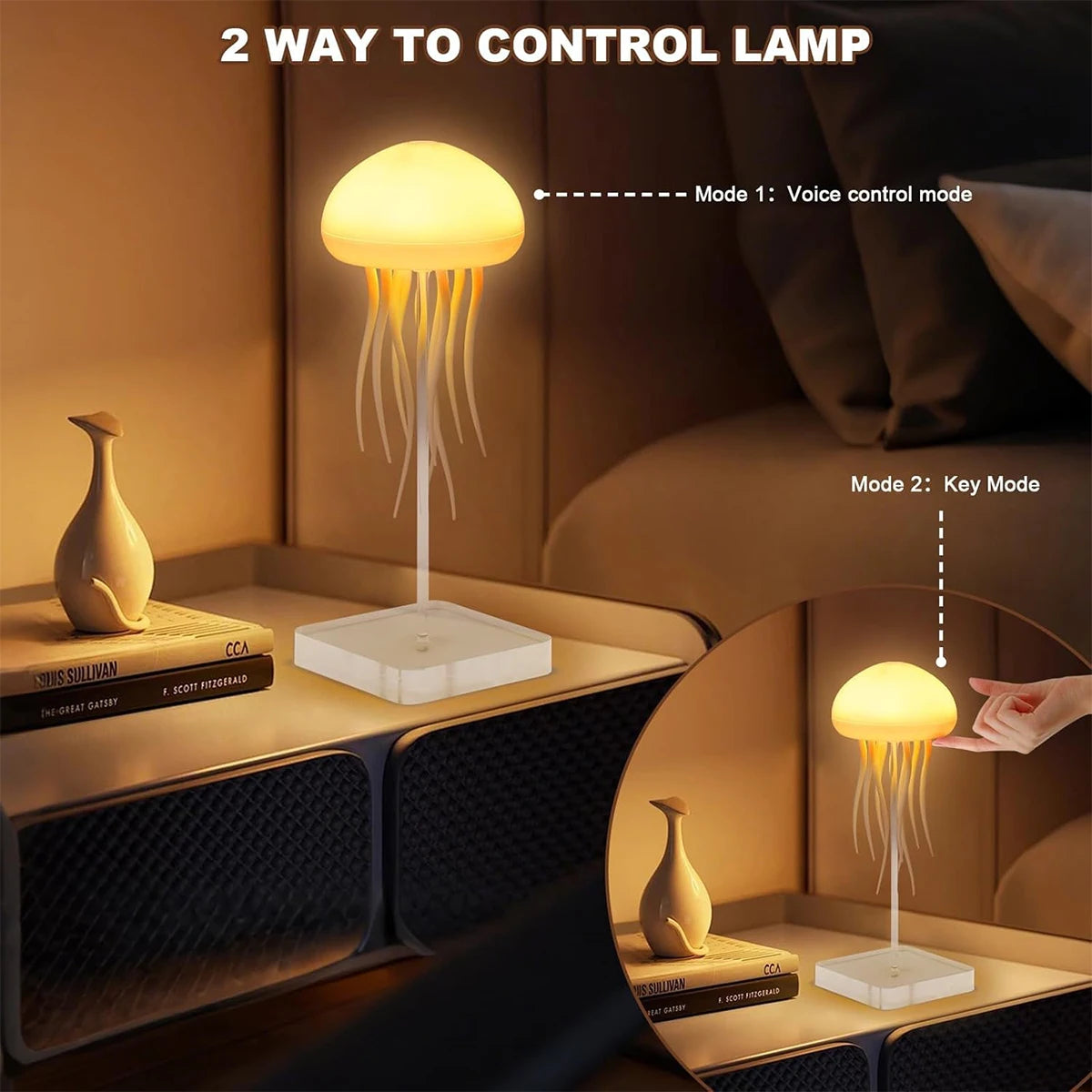 Atmosphere Bedroom Cartoon Creative Bedside Artificial Indoor
