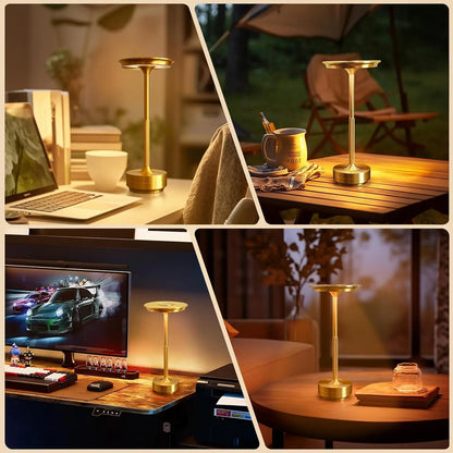 Wierless Simple Charging LED Desk Lamp restaurant Bar Table