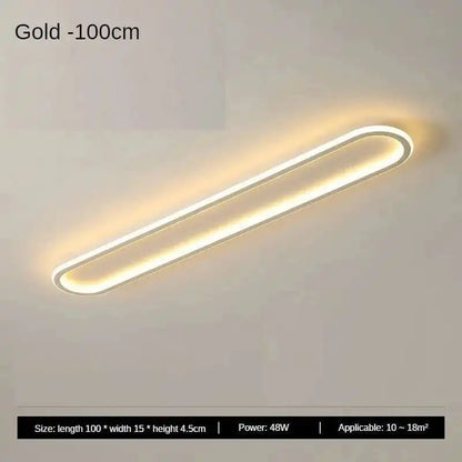 Long Strip LED Ceiling Lights Modern Simple Corridor Aisle