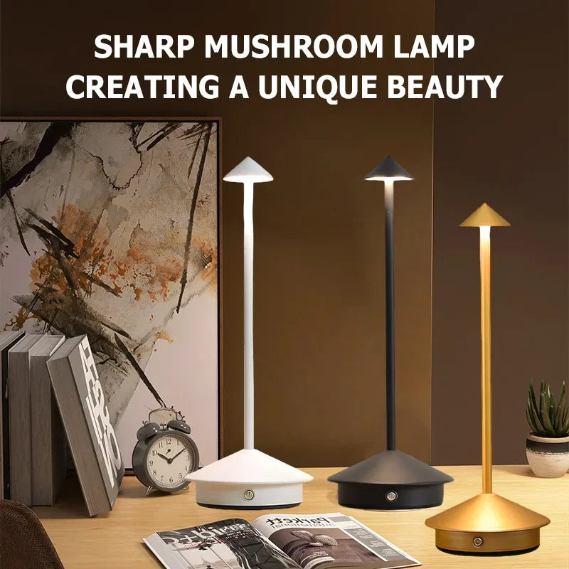 Rechargeable LED Table Light Wireless Desk Night Bedside Lamp